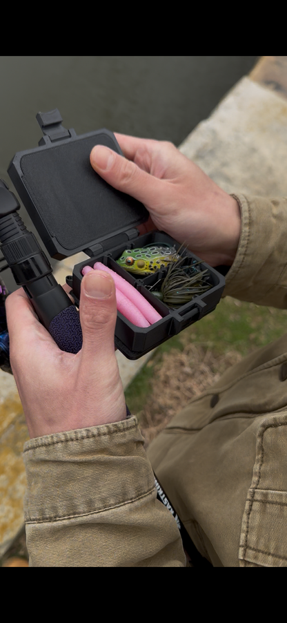 Jigged Clip-On Tacklebox Quick-Access Fishing Gear